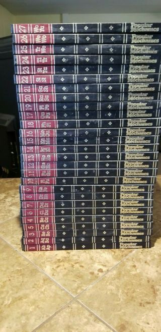 Popular Mechanics Do - It - Yourself Encyclopedia Set Of 27 Copyright 1986