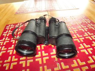 Selsi Lightweight Amber Coated Luminous Field 7x50 Vintage Binoculars