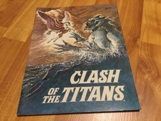 Clash Of The Titans 1981 Mgm Golden Press Book