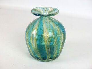 Vintage Mdina Studio Art Glass Vase 
