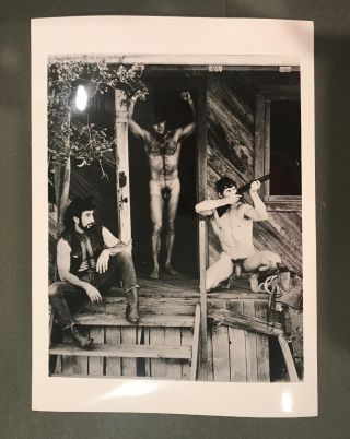 Vintage Photo Male 5x7 Black & White Gay Interest