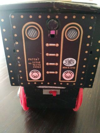 Vintage Tin Toy Train Locomotive Trade Mark Made In Japan 4