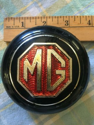 Mg Midget 1965 Vintage Steering Wheel Center Hub Cover Horn Button