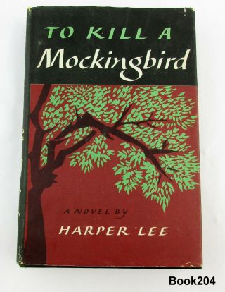 To Kill A Mockingbird Harper Lee 1960 1st Ed Book Club Hardcover/dj Capote Pic