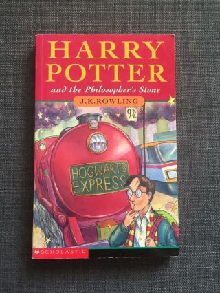 Harry Potter & The Philosopher’s Stone,  Scholastic Edition,  1st Printing