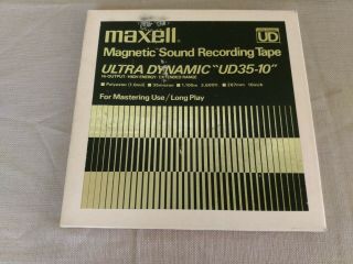 Maxell Ud35 - 10 Metal Reel To Reel 10 1/2 " Tape 3600 " The Beatles