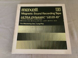 Maxell Ud35 - 10 Metal Reel To Reel 10 1/2 " Tape 3600 