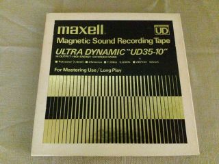 Maxell Ud35 - 10 Metal Reel To Reel 10 1/2 " Tape / Grateful Dead: Blues For Allah