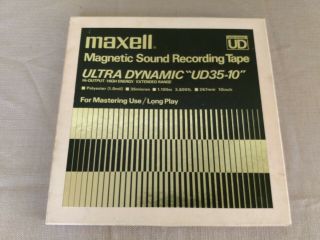 Maxell Ud35 - 10 Metal Reel To Reel 10 1/2 " Tape 3600 