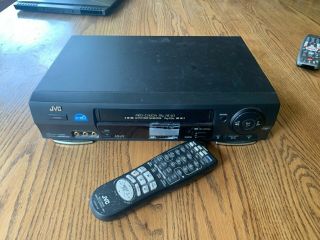 Jvc Hr - Vp672u Vcr Video Cassette Recorder Vhs Player 4 Heads Hifi W/ Remote