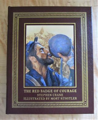 The Red Badge Of Courage By S.  Crane,  Signed By Illustrator,  Easton Press