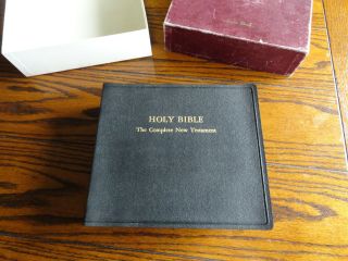 1953 Holy Bible Audio Book The Complete Testament King James (26 Record Set)