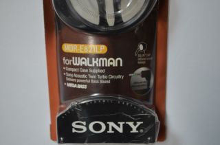 Vintage Sony Walkman Stereo Earphones Headphones Mega Bass MDR - E821LP 3