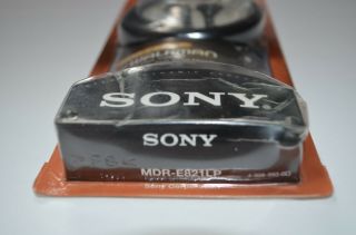 Vintage Sony Walkman Stereo Earphones Headphones Mega Bass MDR - E821LP 4