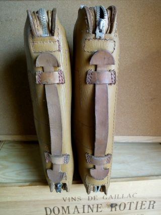Vintage Leather Tool Bag Case X 2
