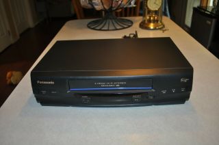 Panasonic Pv - V4520 4 - Head Video Cassette Recorder Vcr Vhs Tape Player No Remote