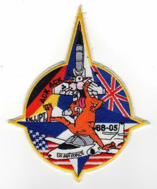 Vintage German Air Force Patch Usaf Training Class 88 - 05