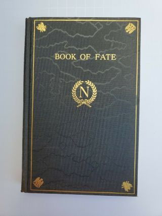 The Book Of Fate 1927 Huge Foldout Chart Occult & Napoleon Egyptian 1822 Authent