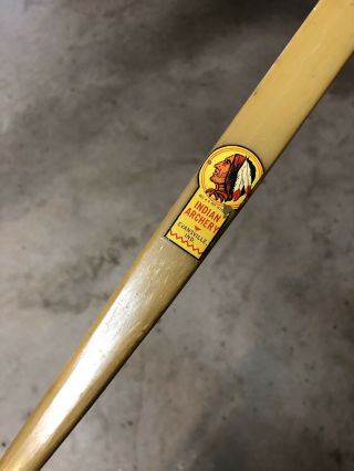 Vintage Indian Archery Fiberglass Log Bow Evansville Indiana