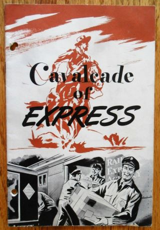 Cavalcade Of Express Sc 1958 Railway Express Agency Trains History Transportati