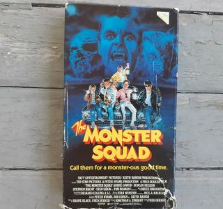 The Monster Squad Vhs 1987 Vintage Tape Horror Suspense