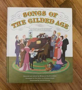 Vtg Songs Of The Gilded Age Book 1960 Piano Sheet Music Words Boni Lloyd Corcos