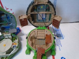 Vintage TMNT Mini Mutant Playset Raph Feudal Castle Raphael 1994 Playmates 3