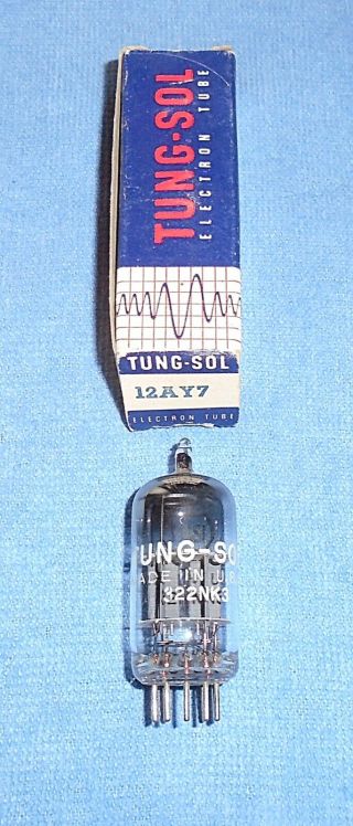 1 Nos Tung - Sol 12ay7 Vacuum Tube - Audio Twin Triode For Fender Amps