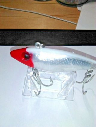 Old Lure Vintage Large Shad Mirrolure Classic Red/white 53mr11 Great Shape.