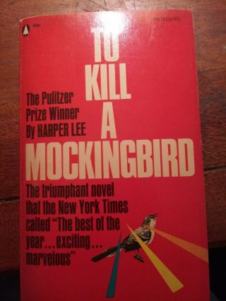 To Kill A Mockingbird Harper Lee 1962 Paperback