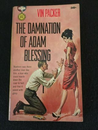 The Damnation Of Adam Blessing By Vin Packer,  Gold Medal Paperback