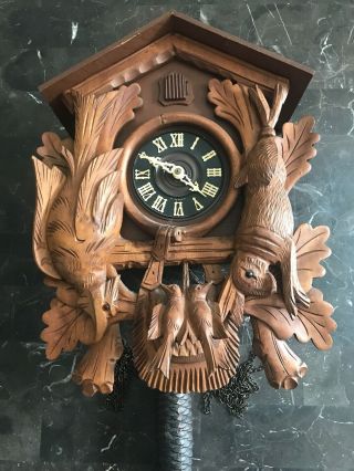 Regula? Vintage West Germany Bird/forest Cuckoo Clock