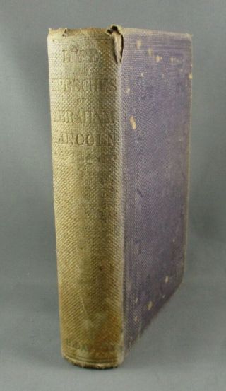 Life and Public Services of HON.  ABRAHAM LINCOLN (1860) 1st Ed by D.  W.  Bartlett 2