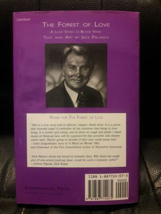 THE FOREST OF LOVE by OSCAR WINNER JACK PALANCE.  SIGNED. 2