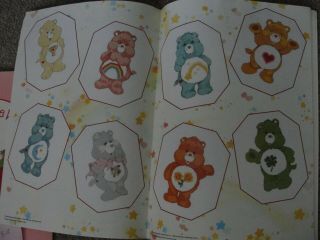 Vintage Care Bear and Care Bear Cousins Counted Cross Stitch Books 1985 2