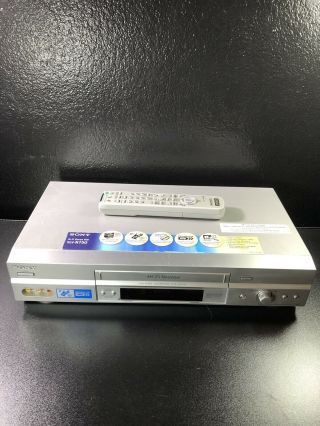 Sony SLV - N750 Hi - Fi Stereo VCR Video Cassette Recorder with Remote 4