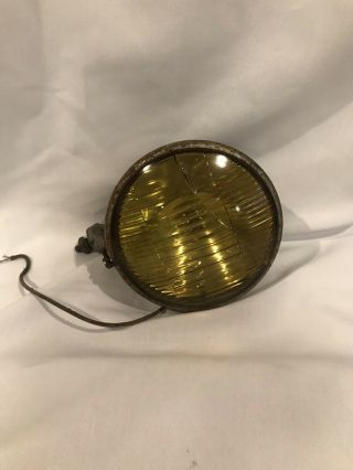 Vintage Guide Blc 5 3/4 Fog Light Lamp Amber 1940 