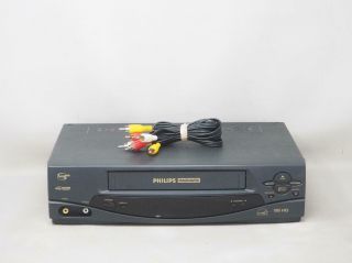 Philips Vra431at23 Vcr Vhs Player No Remote Great
