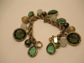 Vintage Signed Vintage Accessocraft Nyc Charm Bracelet