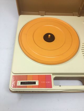 Vintage 1978 Fisher Price 825 Record Player 33/45 Turntable 2