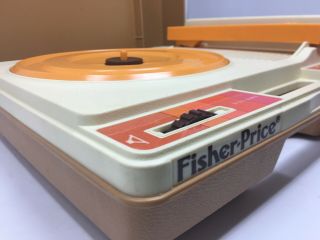 Vintage 1978 Fisher Price 825 Record Player 33/45 Turntable 5