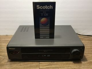 Sharp Vcr Vhs Vc - A343u With Vhs Player Recorder - No Remote - Great