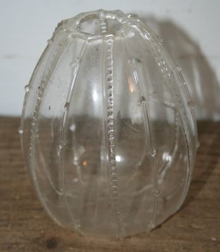 Vintage Italian Venetian Murano Blown Art Glass Vase Egg Shape