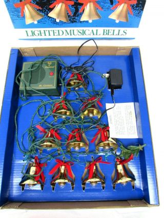 Vintage Mr.  Christmas Bells Of Christmas 10 Musical Bells With 15 Songs 1991 2