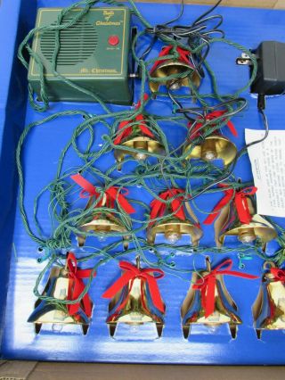 Vintage Mr.  Christmas Bells Of Christmas 10 Musical Bells With 15 Songs 1991 4