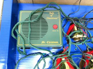 Vintage Mr.  Christmas Bells Of Christmas 10 Musical Bells With 15 Songs 1991 5