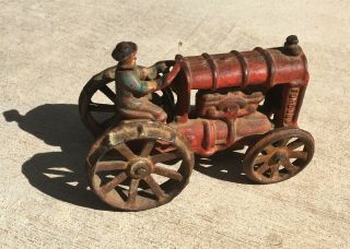 Vintage Cast Iron Fordson Tractor