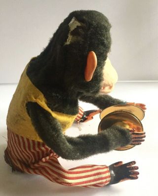 Vintage Daishin Musical Jolly Chimp Toy Story Monkey Great Display Japan 2