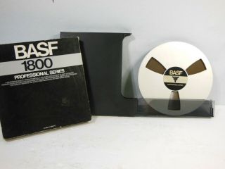 Basf 1800 Professional Series 7 " X 1/4 " Full Metal Reel To Reel Tape