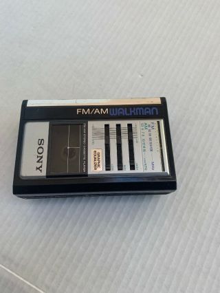 Vintage Sony Walkman Wm - F43 Stereo Cassette Player Fm/am Radio W/3 Band Eq Parts